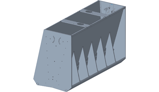 不銹鋼雙面料槽