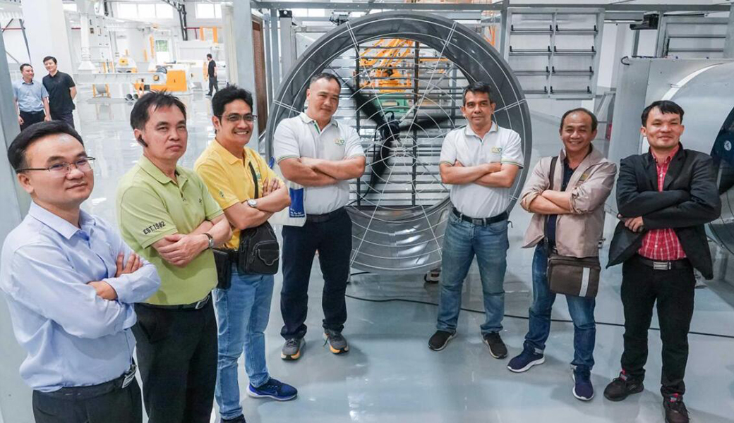 泰國(guó)正大卜蜂食品公司（CPF）團(tuán)隊(duì)到訪正大機(jī)電企業(yè)參觀交流